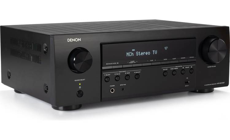 Denon AVR-S540BT ブラック AVR-S540BT - 5.2 Ch. 70W 4K AV Receiver with Bluetooth