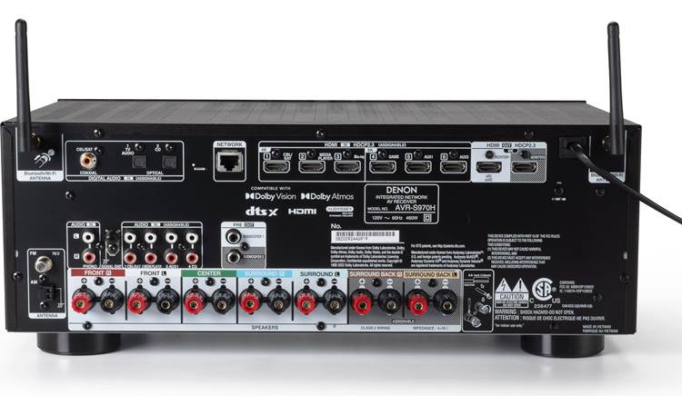Denon AVR-S970H 7.2-channel home theatre receiver with Dolby Atmos