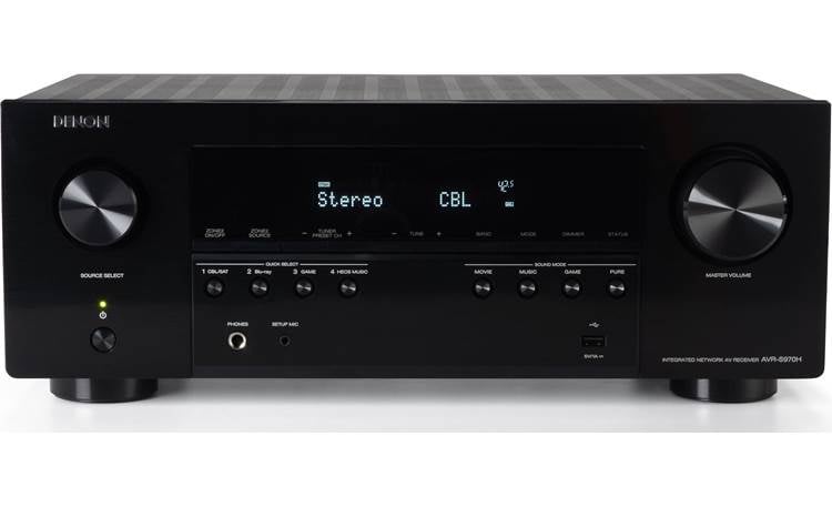 Denon AVR-S970H 7.2-channel home theatre receiver with Dolby Atmos