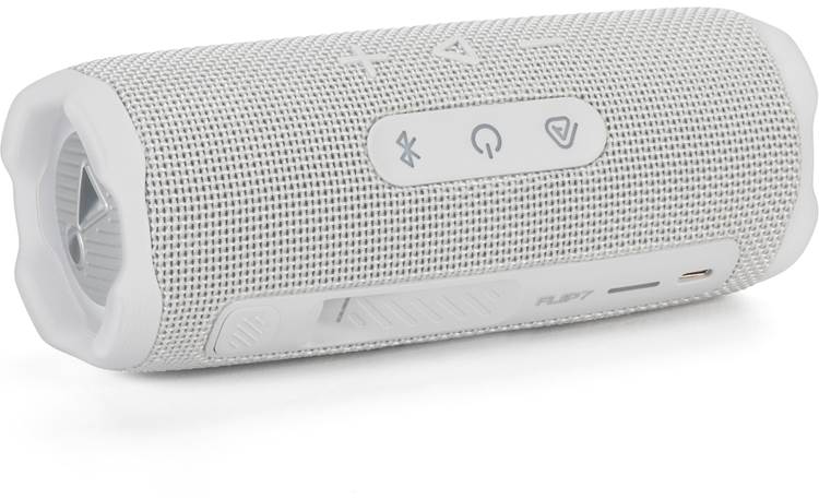 JBL Flip 7 (White) Waterproof portable Bluetooth® speaker at