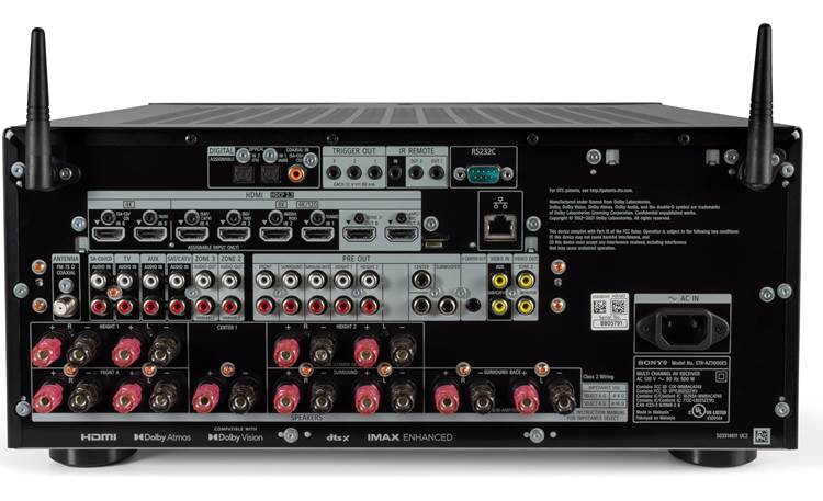 Sony ES STR-AZ5000ES Back