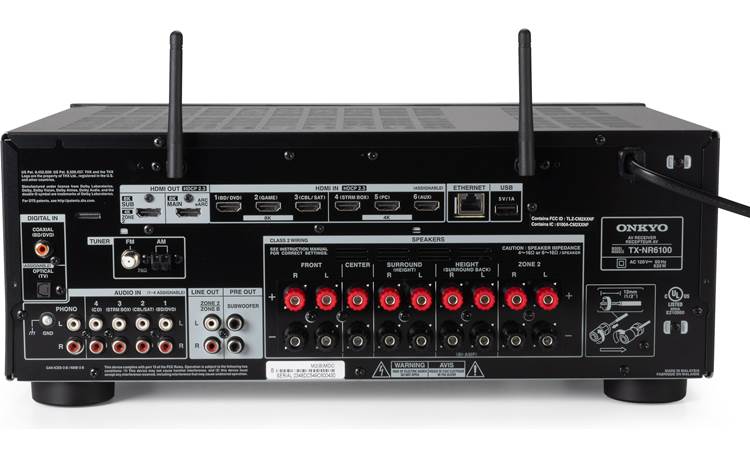 Onkyo TX-NR6100 7.2-channel home theatre receiver with Dolby