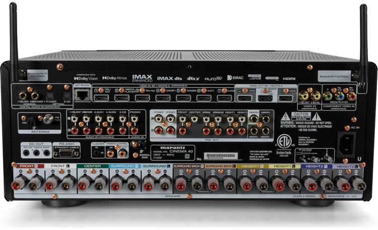 Marantz Cinema 40 (Black) 9.4-channel home theatre receiver