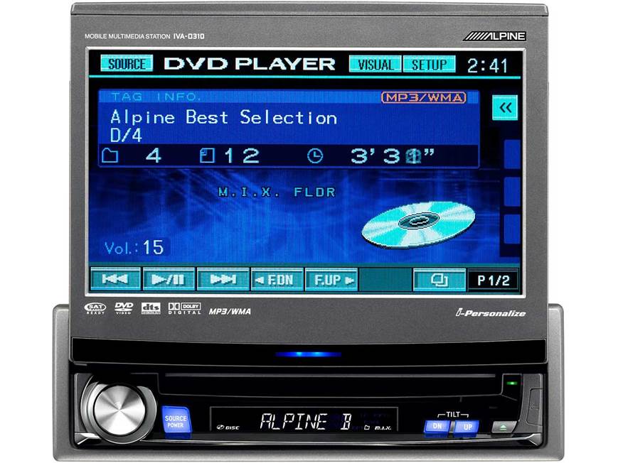 ALPINE IVA-D310EU モニターオーディオ Alpine IVA-D310 DVD / CD receiver with 7