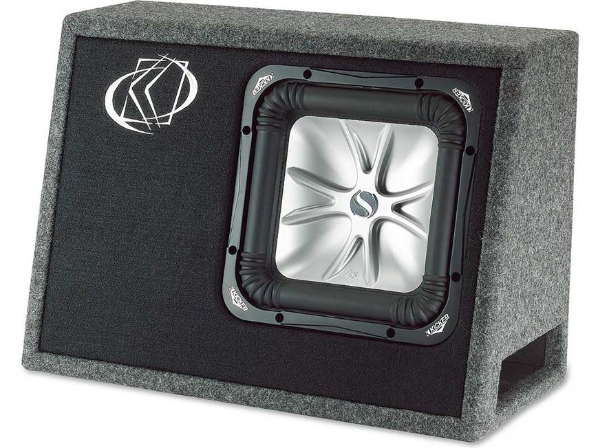 Kicker TS10L52 Ported truck-style box with one 10