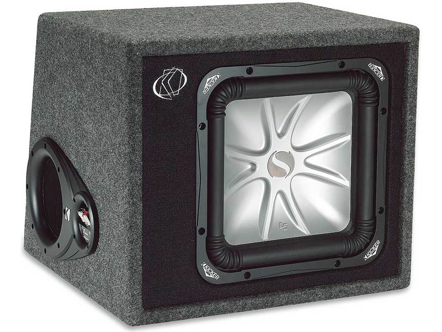 Kicker VS12L52 Ported enclosure with one 12
