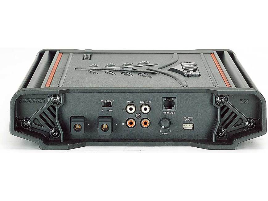 Kicker ZX300.1 Mono subwoofer amplifier 300 watts RMS x 1 at 2