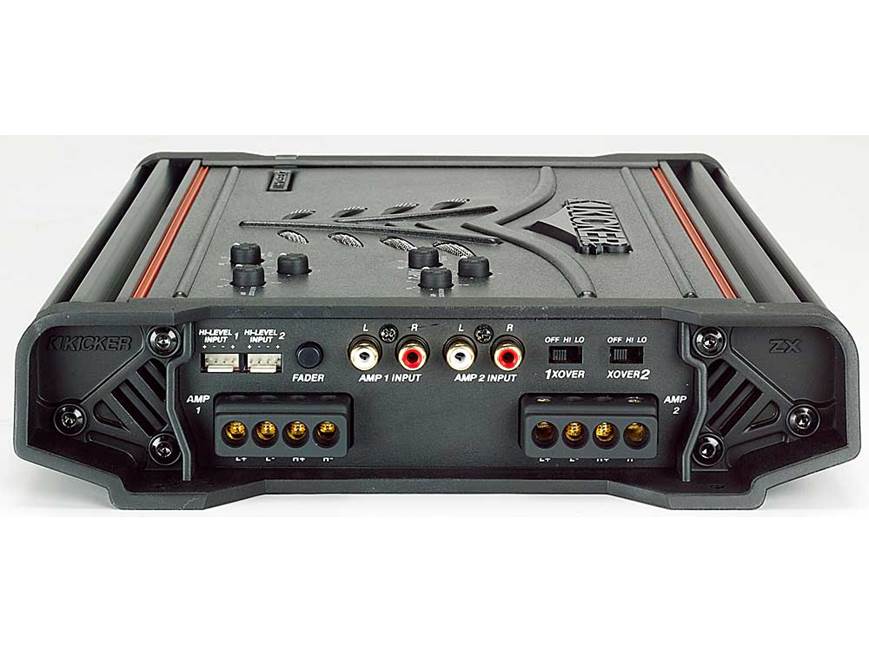 Kicker ZX350.4 4-channel car amplifier 60 watts RMS x 4 at