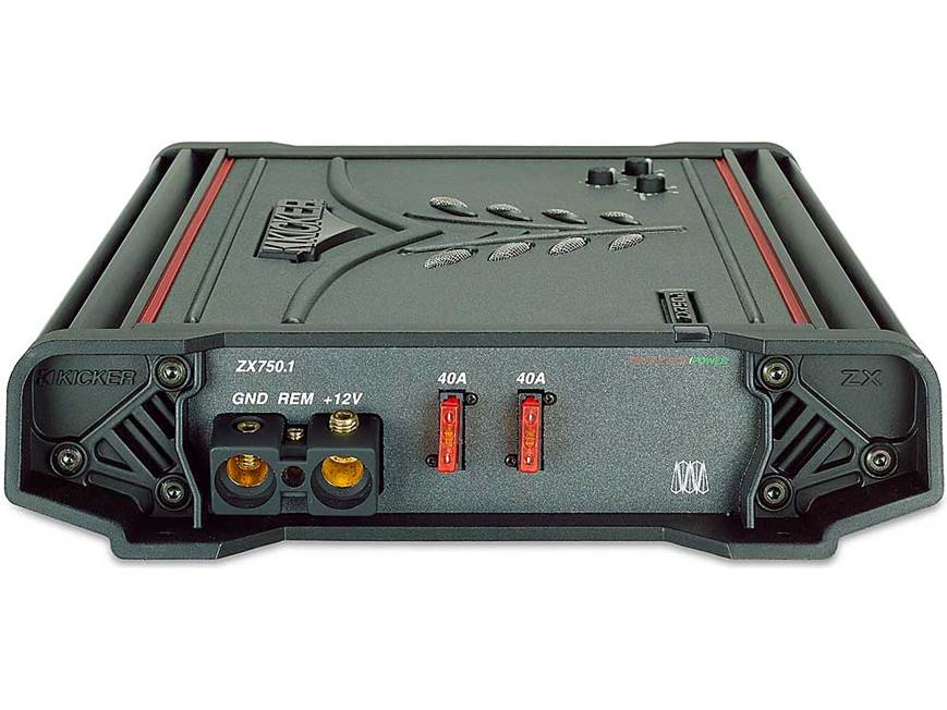 Kicker ZX750.1 Mono subwoofer amplifier 750 watts RMS x 1 at 2