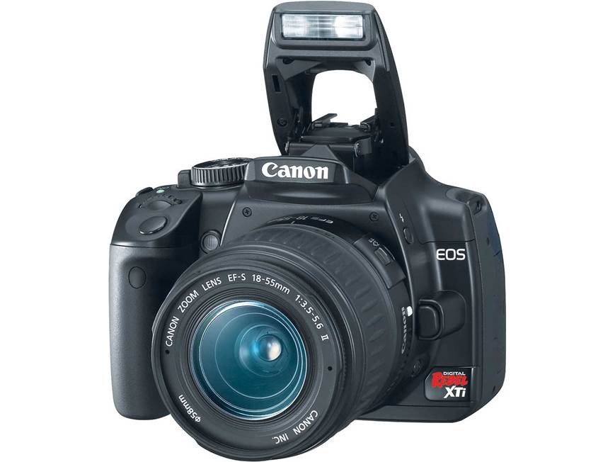 Canon EOS Digital Rebel XTi Kit (Black) 10.1-megapixel digital SLR