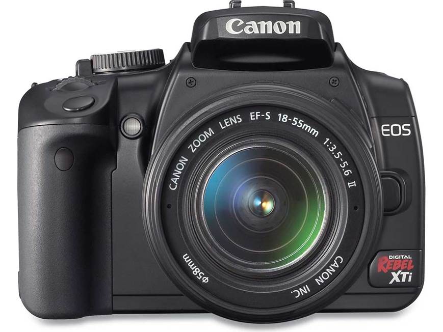 Canon EOS Digital Rebel XTi Kit (Black) 10.1-megapixel digital SLR