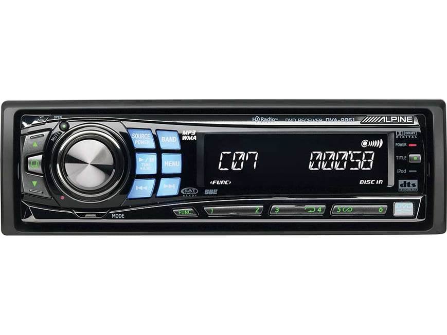 Alpine DVA-9861 In-dash DVD player at Crutchfield Canada
