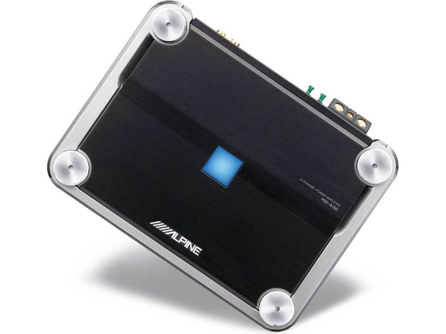 Alpine PDX-4.150 4-channel car amplifier 150 watts RMS x 4 at 