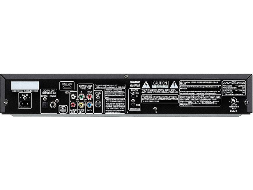 Denon DVD-1740 DVD/CD player with digital video output and 1080p