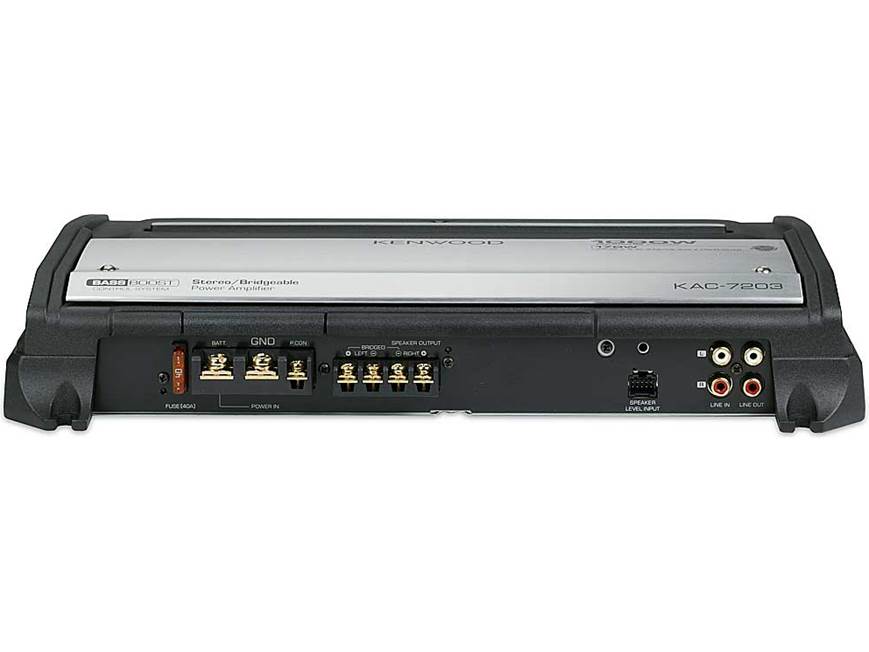 Kenwood KAC-7203 2-channel car amplifier 170 watts RMS x 2 at