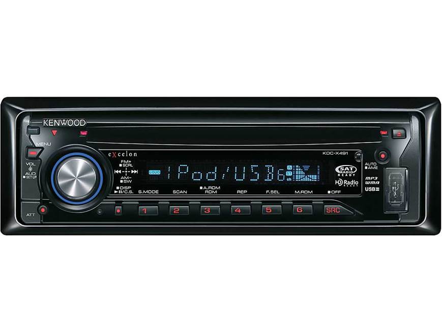 KENWOOD CDステレオ Kenwood Excelon KDC-X491 CD receiver with MP3, WMA, & AAC playback