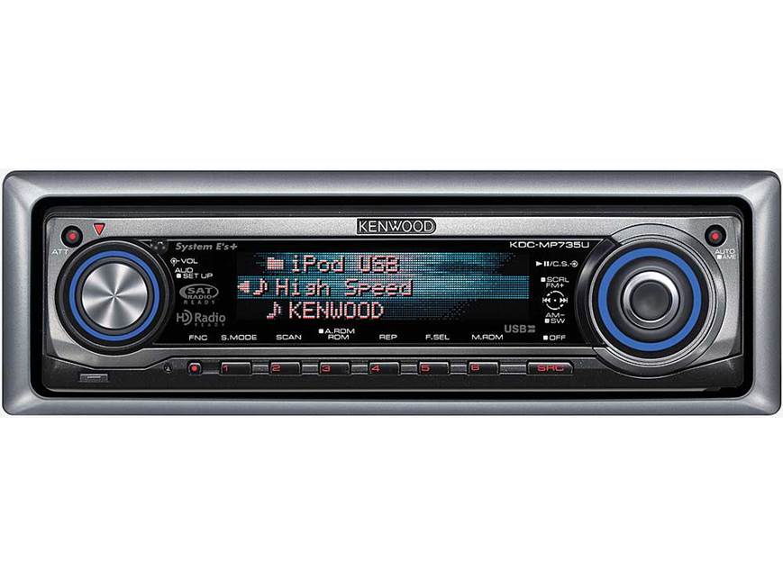 Kenwood KDC-MP735U CD receiver at Crutchfield Canada
