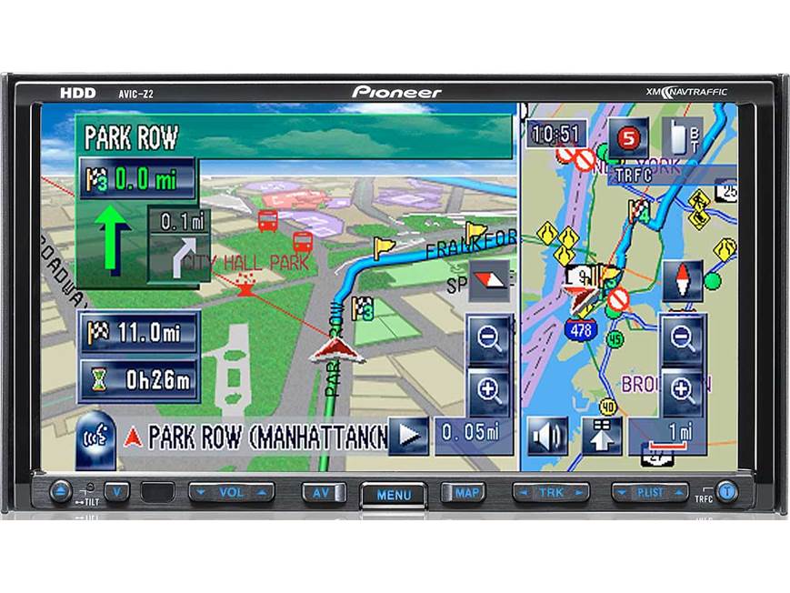 カーナビ Pioneer / Avic-zh99 / MAP (2012) Pioneer AVIC-Z2 In-dash navigation/DVD receiver with 30 GB hard