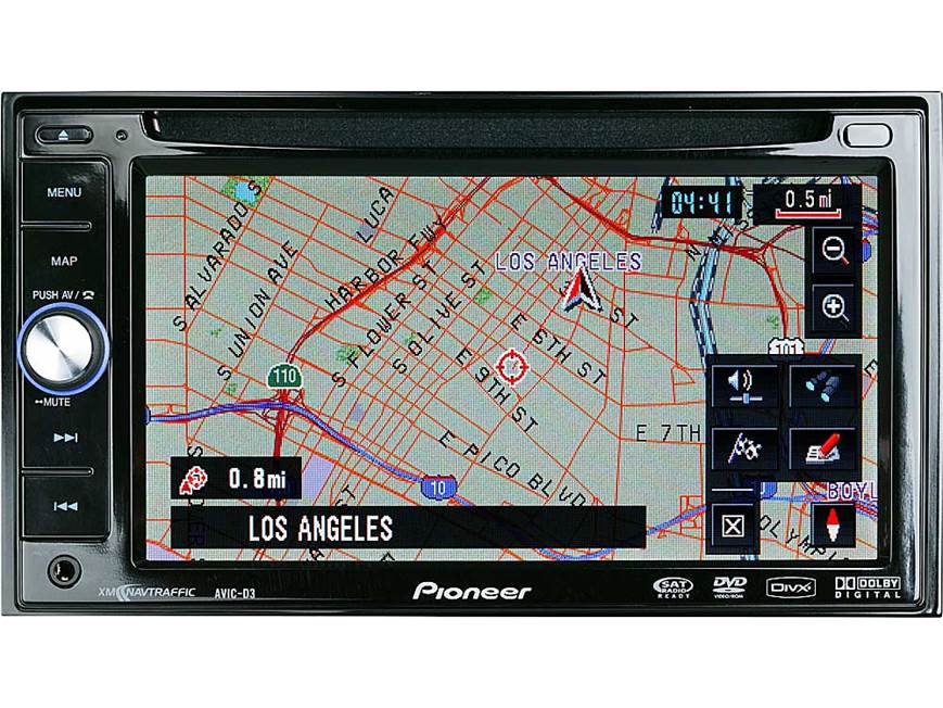 Pioneer AVIC-D3 In-dash DVD receiver/navigation system at