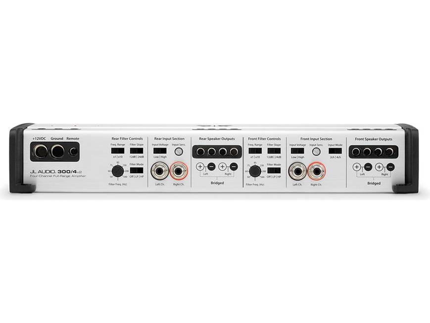JL Audio Slash v2 Series 300/4v2 4-channel car amplifier 75 watts