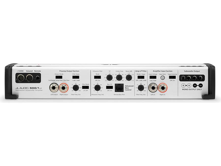 【TRIO】　JL-500 JL Audio Slash v2 Series 500/1v2 Mono subwoofer amplifier 500