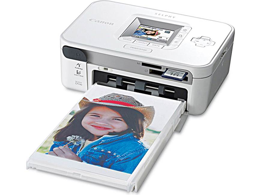Canon Selphy™ CP740 Compact photo printer at Crutchfield Canada