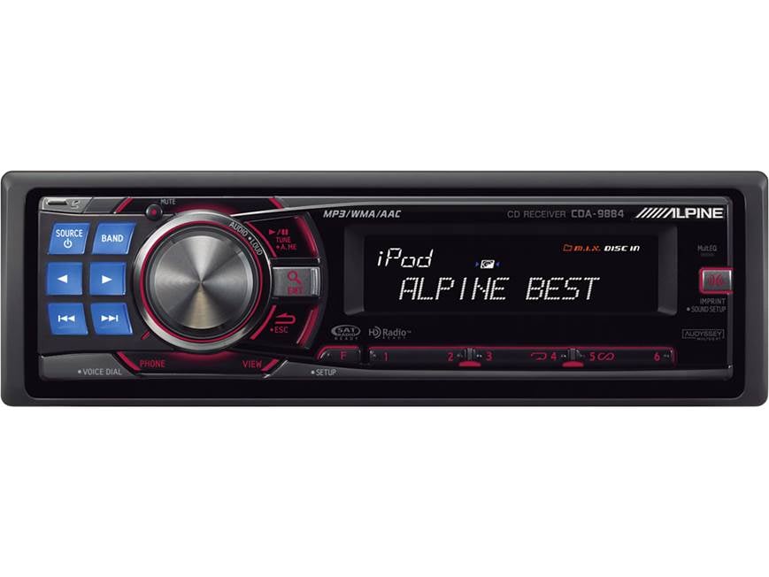 ALPINE CDA-9884Ji 美品 Alpine CDA-9884 CD receiver at Crutchfield Canada
