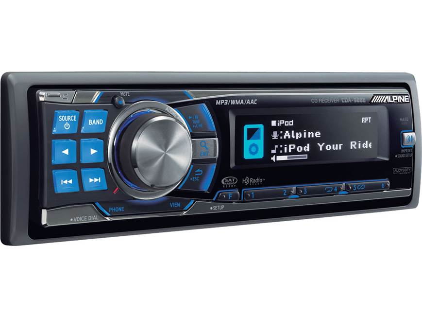 Alpine CDA-9886 CD receiver at Crutchfield Canada
