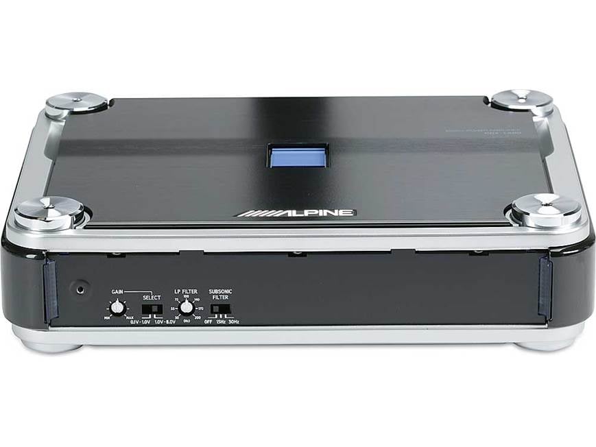 Alpine PDX-1.600 Mono subwoofer car amplifier 600 watts RMS x 1 at