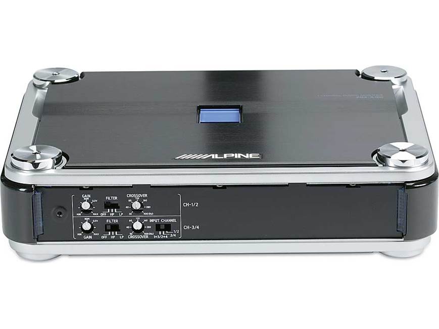 ALPINE PDX-4.100 パワーアンプ 接続カプラー4個付き Alpine PDX-4.100 4-channel car amplifier 100 watts RMS x 4 at