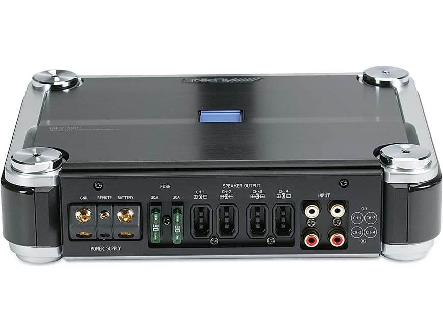 Alpine PDX-4.100 4-channel car amplifier 100 watts RMS x 4 at