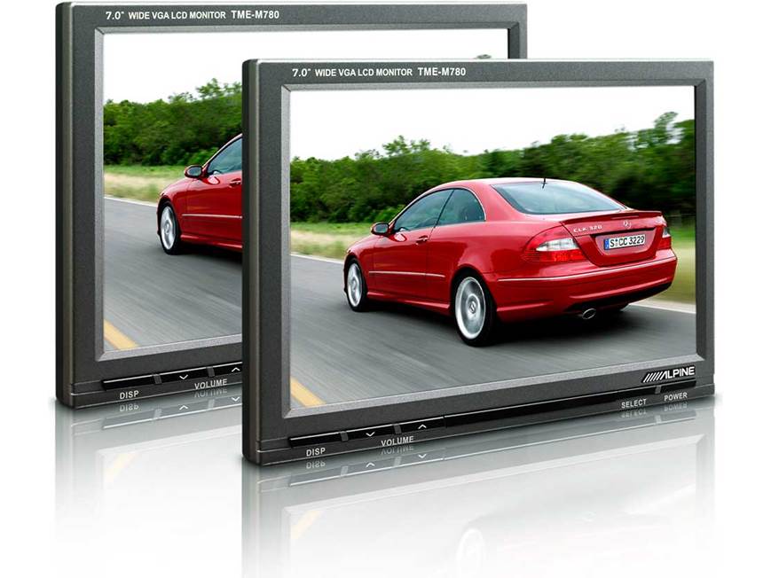 Alpine PKG-M780 Headrest Video Package Dual 7