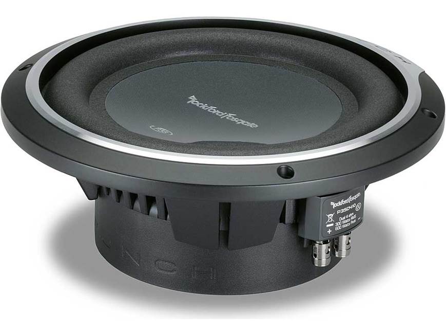 ロックフォードP3 ダブルコイルP3SD410 10インチとアンプ Rockford Fosgate P3SD410 Punch Stage 3 Shallow 10
