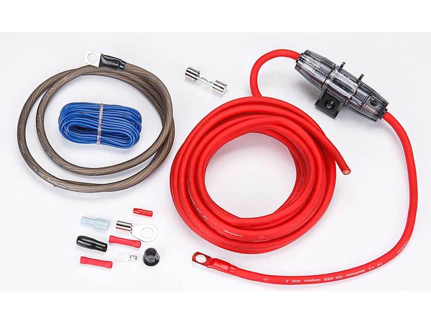 Rockford Fosgate RFK8 Amp Wiring Kit 8-gauge amplifier wiring kit