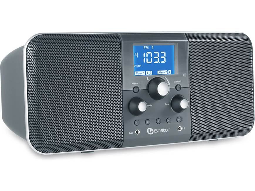 Boston acoustics AM/FMラジオ・Bluetoothレシーバー Boston Acoustics Horizon Duo (Midnight) AM/FM clock radio