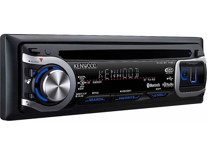 KENWOOD CD/Bluetooth/USB 2DIN カーオーディオ Kenwood KDC-BT742U CD receiver (New Stock) at Crutchfield Canada