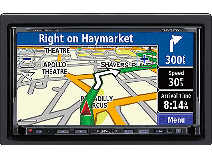 Kenwood DNX7100 DVD navigation receiver at Crutchfield Canada