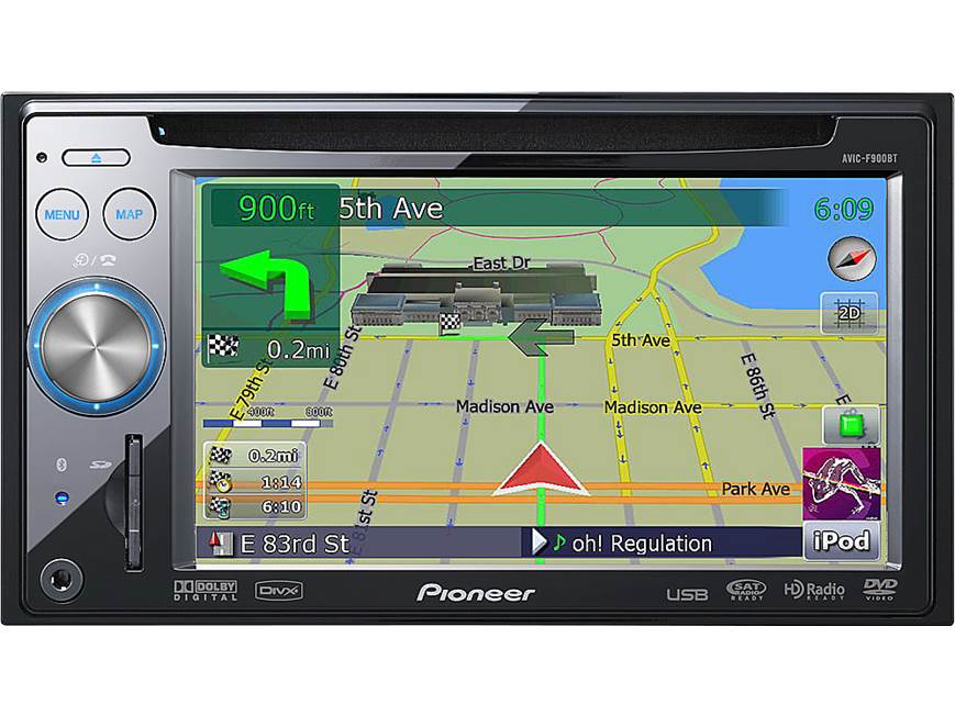 Pioneer AVIC-F900BT Navigation receiver at Crutchfield Canada