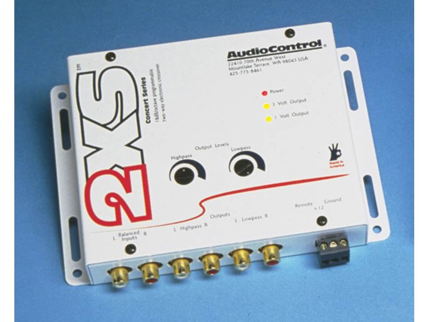 AudioControl 2XS (Gray) Stereo 2-way electronic crossover (Gray