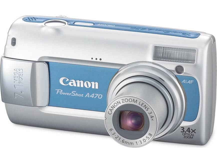 [動作確認済み] Canon PowerShot A470 デジタルカメラ Canon PowerShot A470 (Gray) 7.1-megapixel digital camera with 3.4X