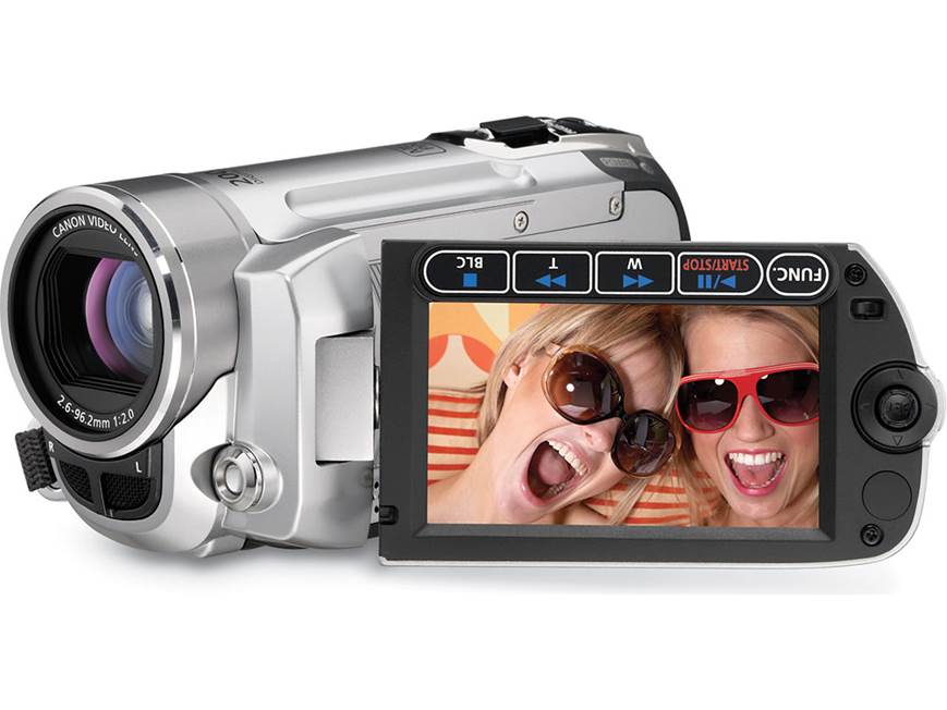 Canon ビデオカメラ FS 10 Canon FS10 8GB flash memory camcorder at Crutchfield Canada