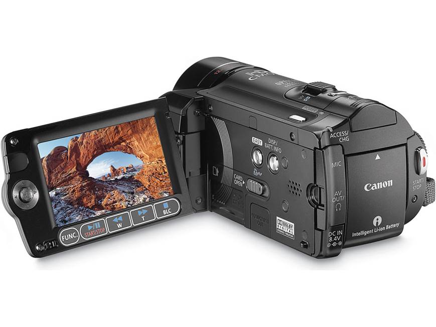 Canon VIXIA HF10 16GB HD flash memory camcorder at Crutchfield Canada