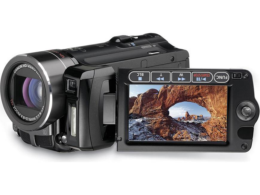 Canon VIXIA HF10 16GB HD flash memory camcorder at Crutchfield Canada