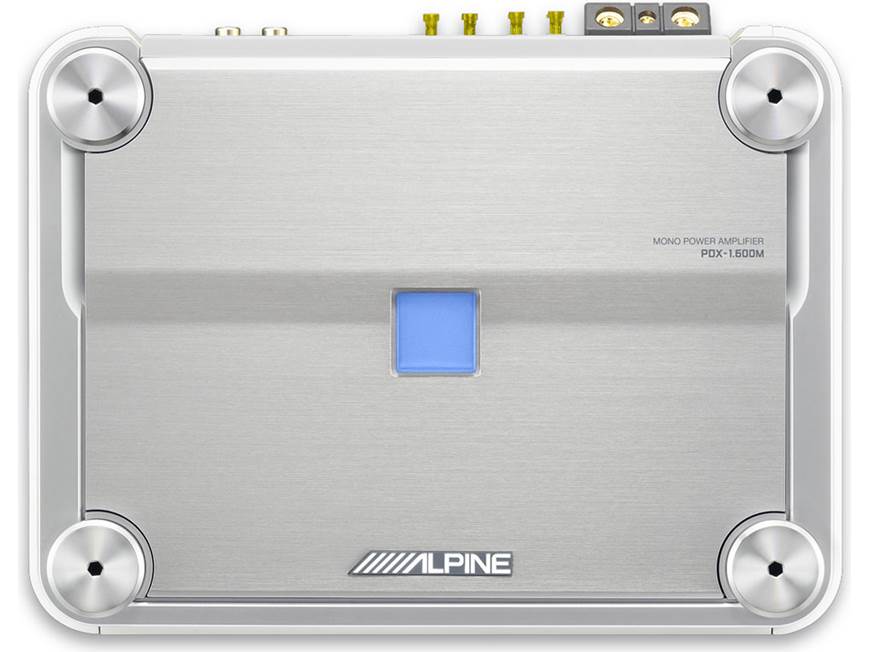 Alpine PDX-1.600M Marine mono subwoofer amplifier 600 watts RMS x