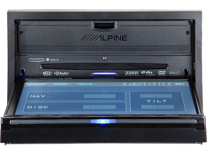 Alpine IVA-W505 DVD receiver at Crutchfield Canada
