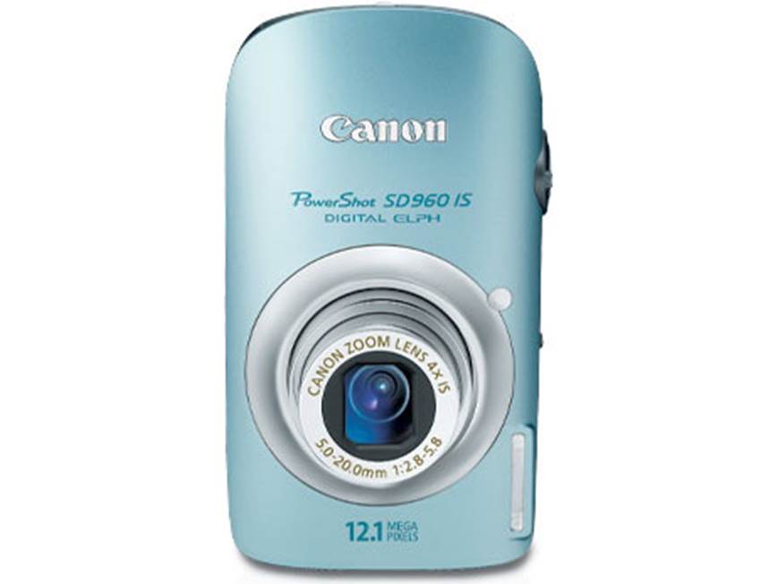 Canon PowerShot SD960 IS (Blue) 12-megapixel digital camera with