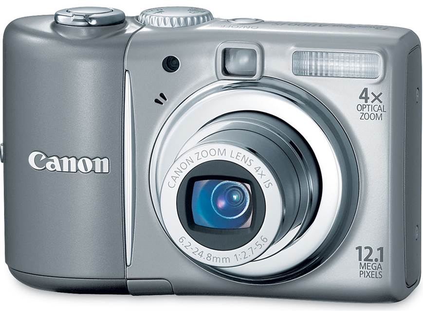 Canon PowerShot A1100 IS (Gray) 12.1-megapixel digital camera with