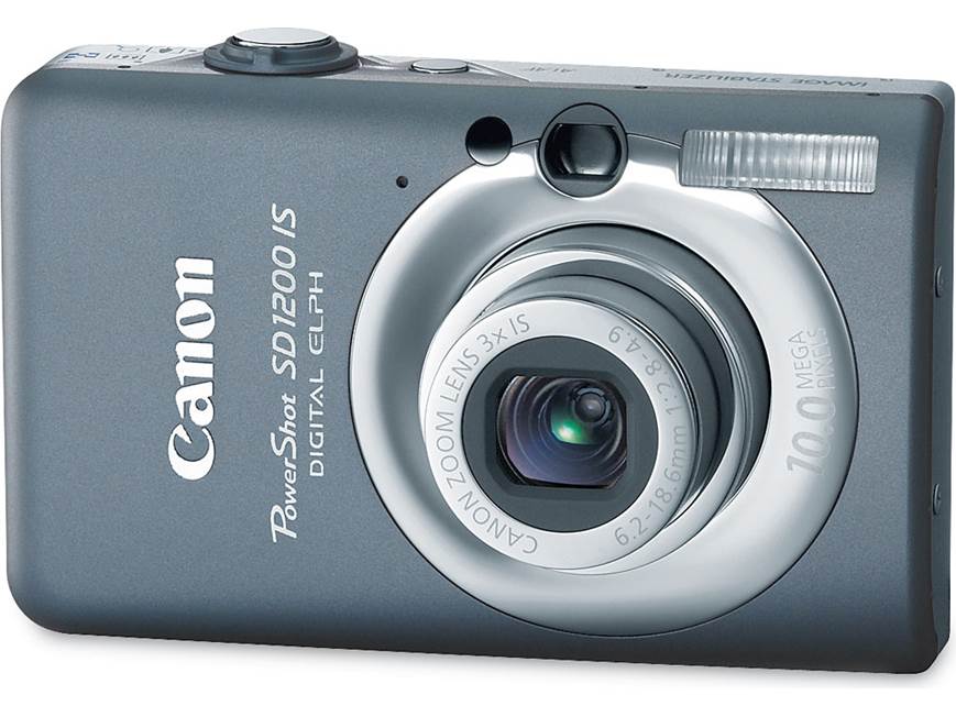 Canon PowerShot SD1200 IS (Dark gray) 10-megapixel digital camera