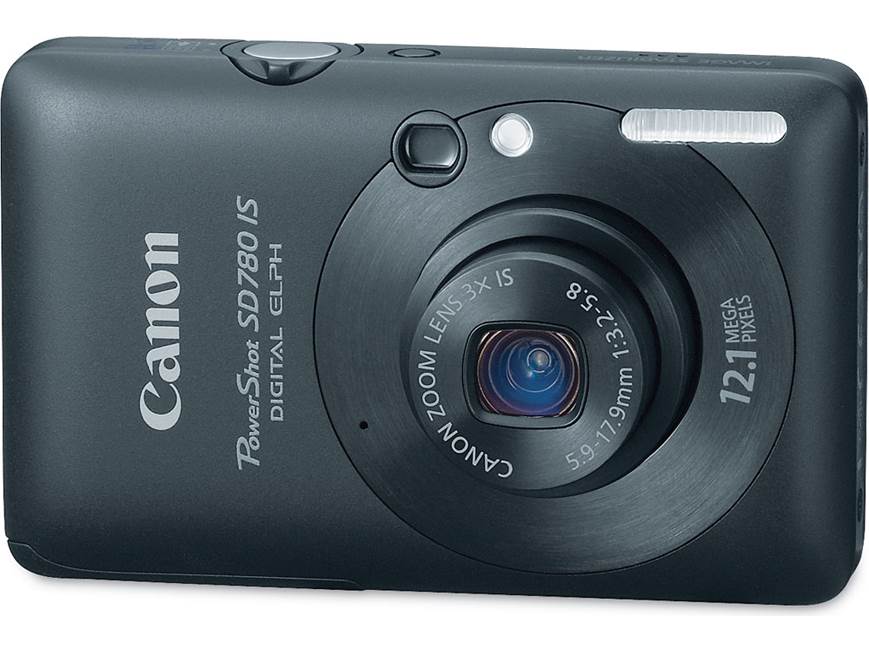 Canon PowerShot SD780 IS (Black) 12-megapixel digital camera with