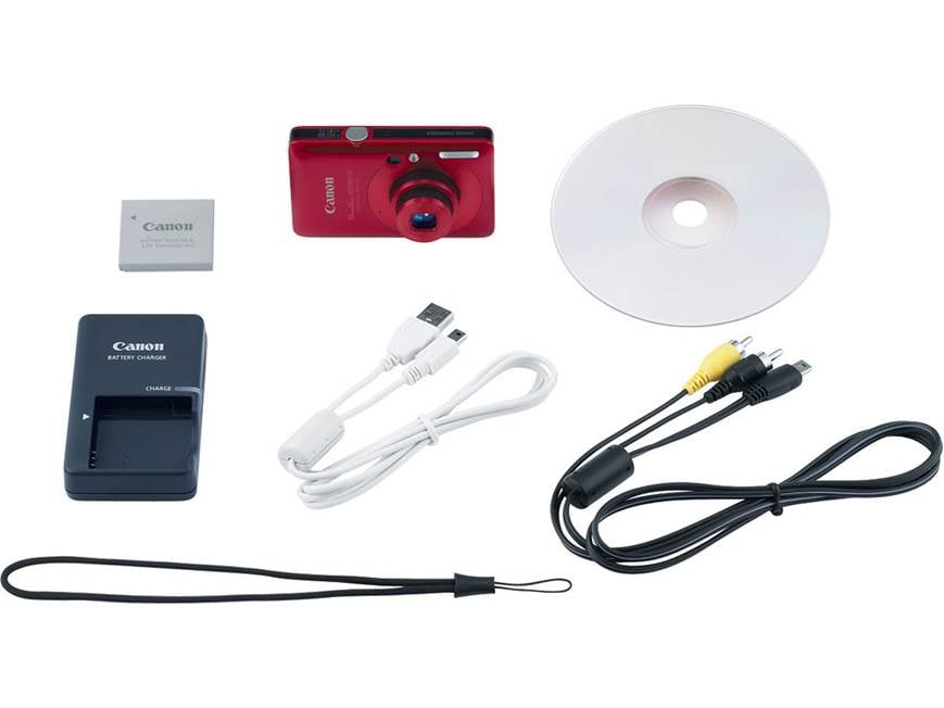 Canon PowerShot SD780 IS (Red) 12-megapixel digital camera with 3X